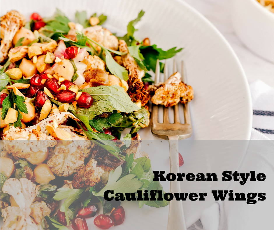 Korean Style Cauliflower Wings